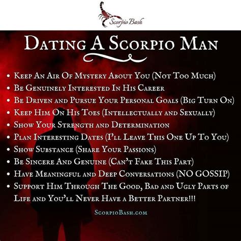 Scorpio man dating scorpio woman
